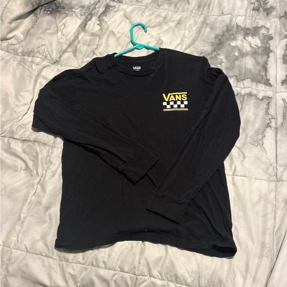 Vans Tops - Vans Black and Yellow Logo Tee